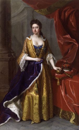 Queen Anne  ca. 1705   Michael Dahl   1659-1743     National Portrait Gallery  London  NPG 6187
